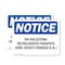 Signmission No Soliciting No Religious Fanatics Girl OSHA Notice Sign, Vinyl Decal, 5in W x 3.5in L, 2PK OS-2PACK-NS-D-35-L-14829 - alternate 1